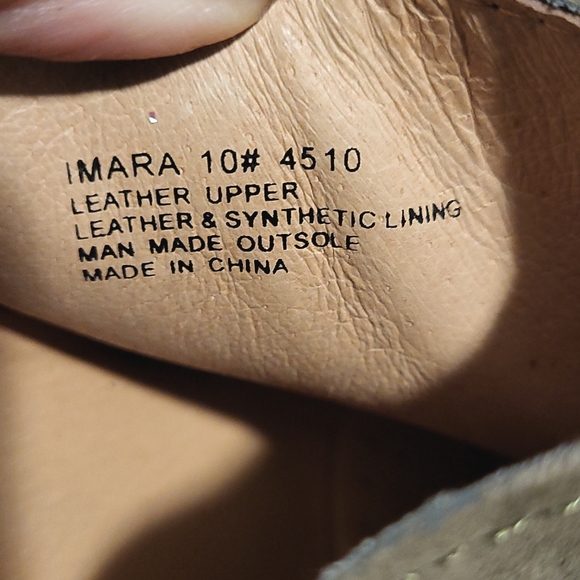 TAMARA M. "IMARA" SUEDE OPEN TOE BLOCK HEEL SANDALS - Picture 9 of 9